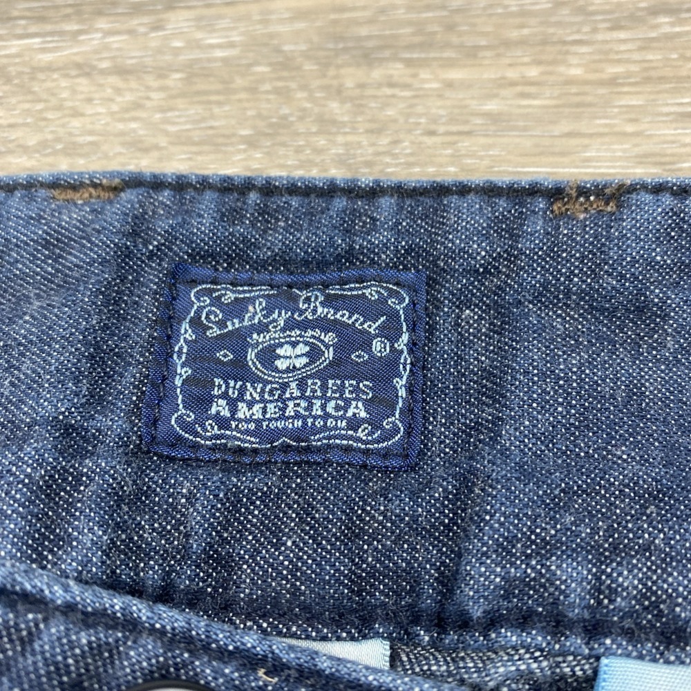 LUCKY BRAND DUNGAREES Flare Leg Women's Low Rise Jeans Flap Pockets 6/28 7W10208 - Picture 5 of 13